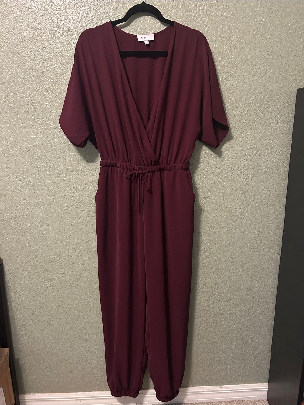 Gilli Burgundy T-Shirt Pantsuit